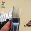 Chengzhen Factory directly sells black and white oil painting brushes, pig bristle acrylic brushes, single hard brush brushes and painting brushes Application Scenario